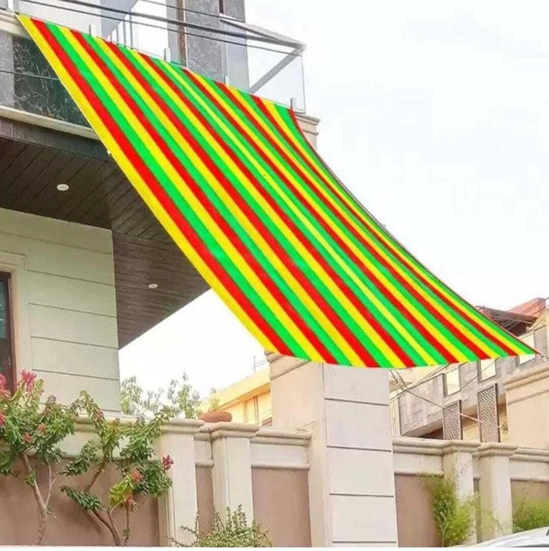 Multicolour SHED NET-75%-10 FETX15 FEET for Outdoor USE,GARDEING USE,Shading USE,with 6 PCS Gripper-image-1