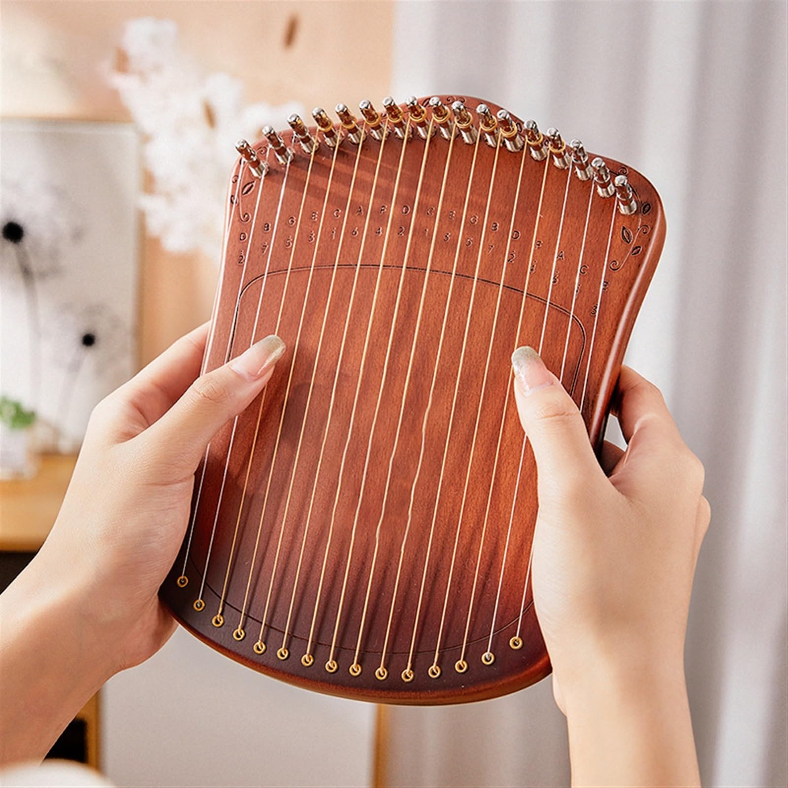 harfe instrument Zupfharfe Mit 17 Tönen Leicht Zu Erlernendes Kleines Harfen-Anfängerinstrument