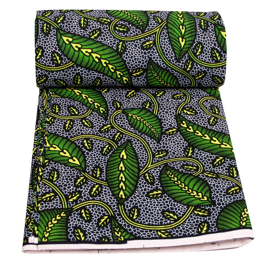 Tessuto di stampa batik nazionale africano in cotone Stampa colorata geometrica su due lati