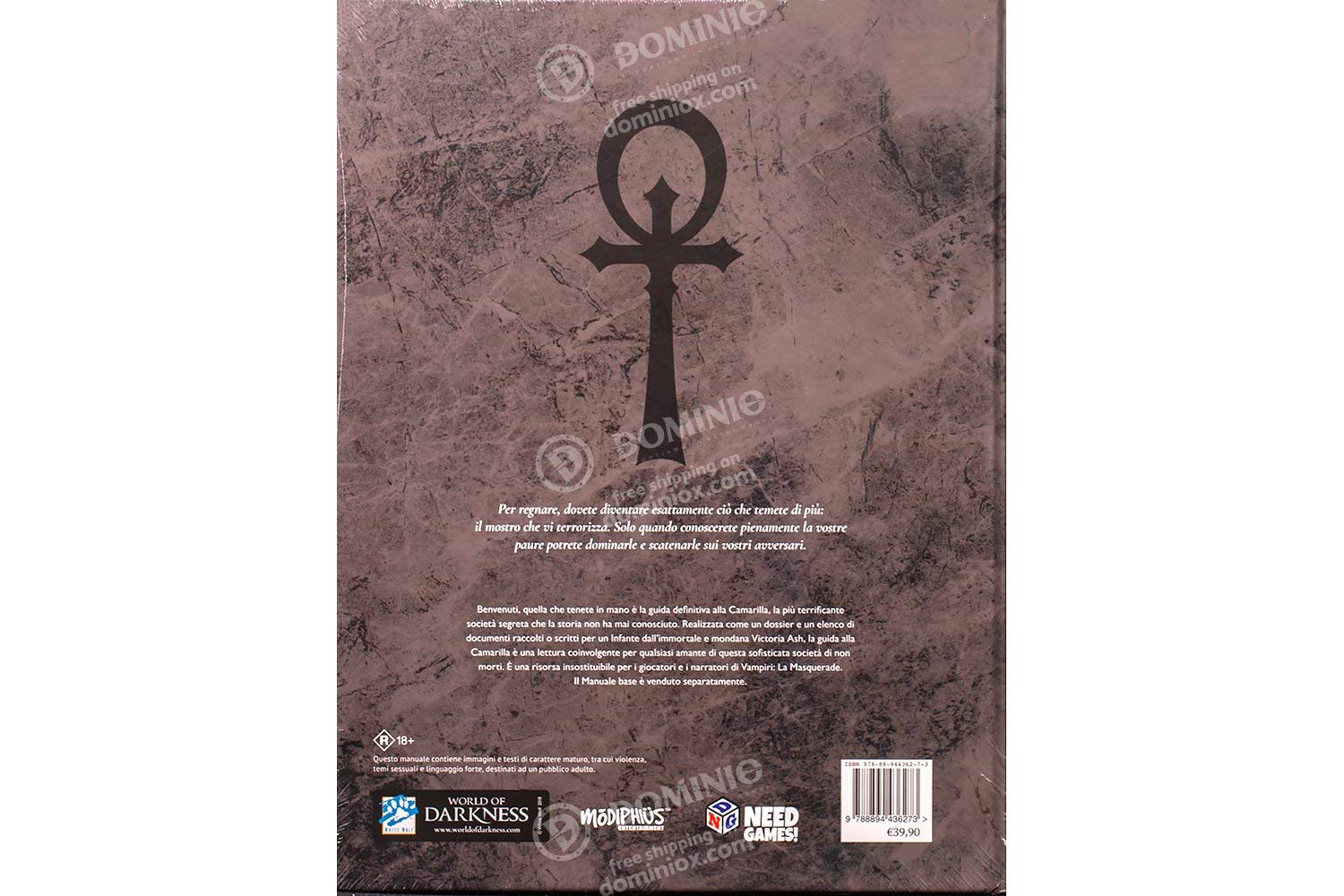 Need Games VAMPIRI LA Masquerade 5a ED. : Camarilla Espansione Gioco di Ruolo in Italiano