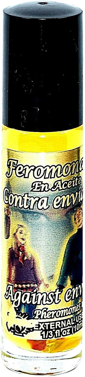 3 PIECES AGAINST ENVY/CONTRA ENVIDIA PHEROMONE OIL ROLL-ON BOTTLE 1/3 OZ 10ML