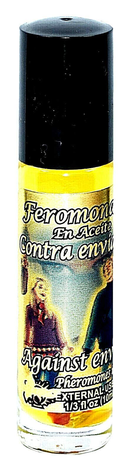 3 PIECES AGAINST ENVY/CONTRA ENVIDIA PHEROMONE OIL ROLL-ON BOTTLE 1/3 OZ 10ML