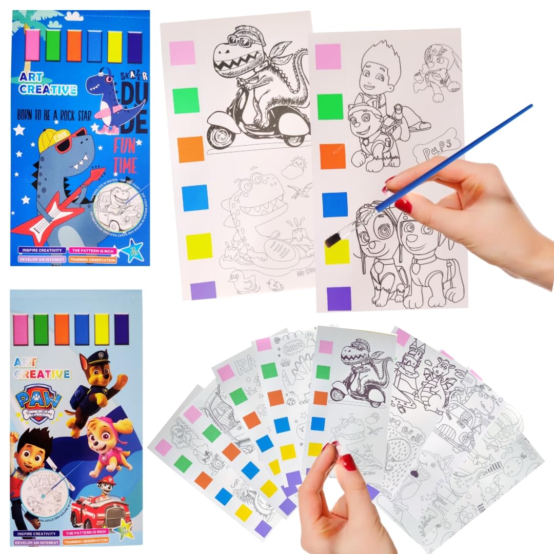 See full amazon price history chart for PLUSPOINT Paint With Water Coloring Book,10 Sheets Cute Cartoon Character Watercolor Painting Books 2Pack Pocket Painting Book For Toddlers Kids Art Craft Gift Ages 3+, Multicolor PLUSPOINT Paint With Water Coloring Book,10 Sheets Cute Cartoon Character Watercolor Painting Books 2Pack Pocket Painting Book For Toddlers Kids Art Craft Gift Ages 3+, Multicolor (B0CQ58VWDG) Amazon Price History, Amazon Price Tracker