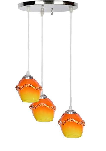 Nogaiya Glass Ceiling Lamp (Multicolor)