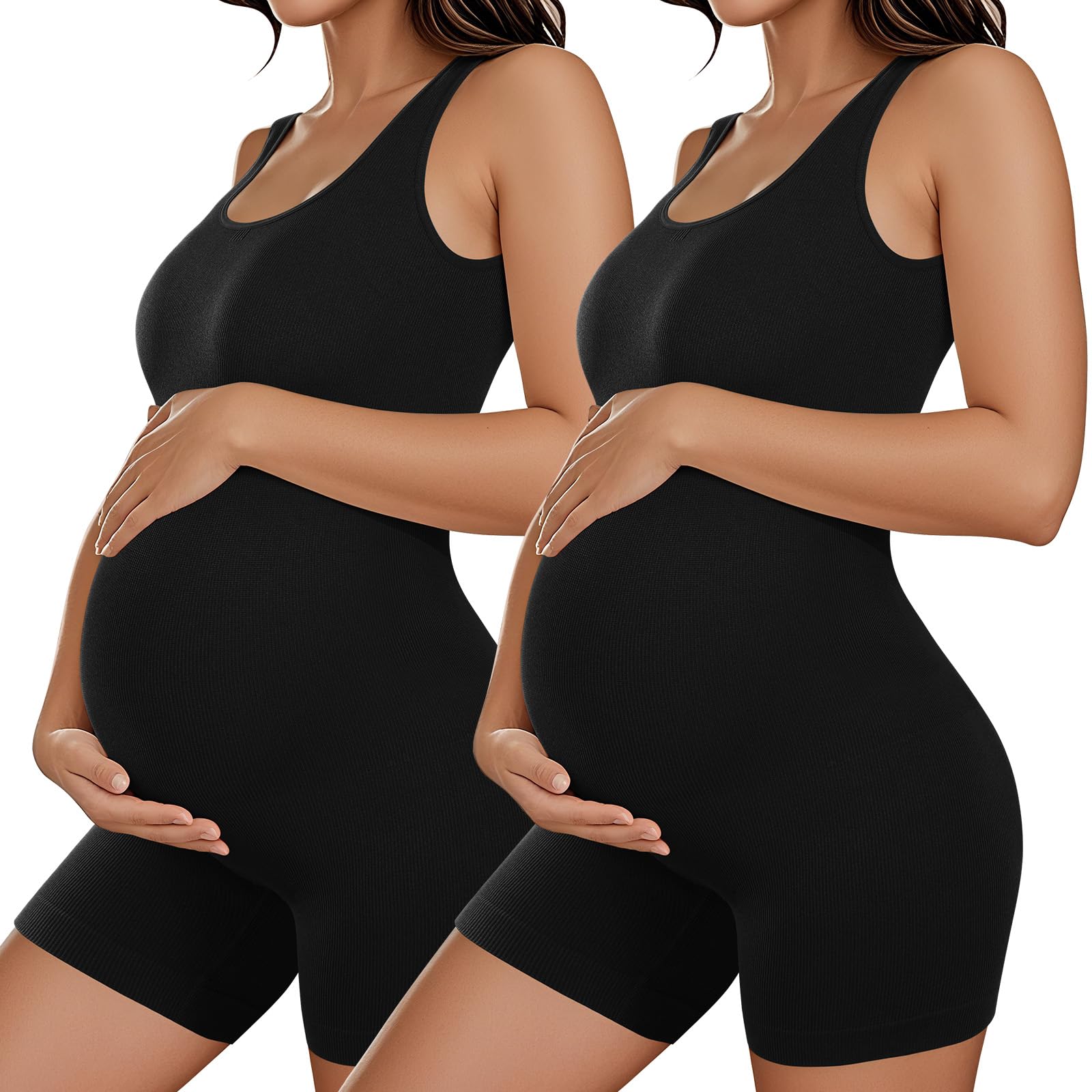 Photo 1 of Coume 2-Pack Maternity Rompers