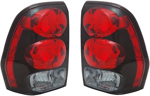 Rareelectrical Luces traseras izquierda y derecha compatibles con Chevrolet Trailblazer 2002-2009 Gm2800150 Gm2801150 15131579 15131578