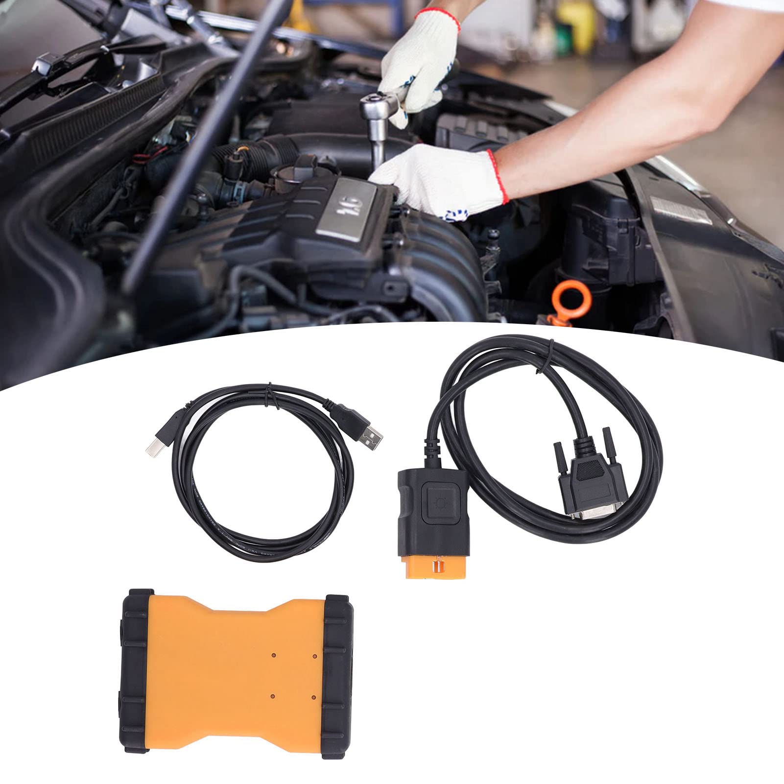 OBD2 Auto Diagnostica, DS150 V9 VCI 150E TCS Diagnosi Auto Professionale multifunzione Accessori, Lettore di Codici Cancellazione Codici di Errore,Dual Board Strumento diagnostico per auto