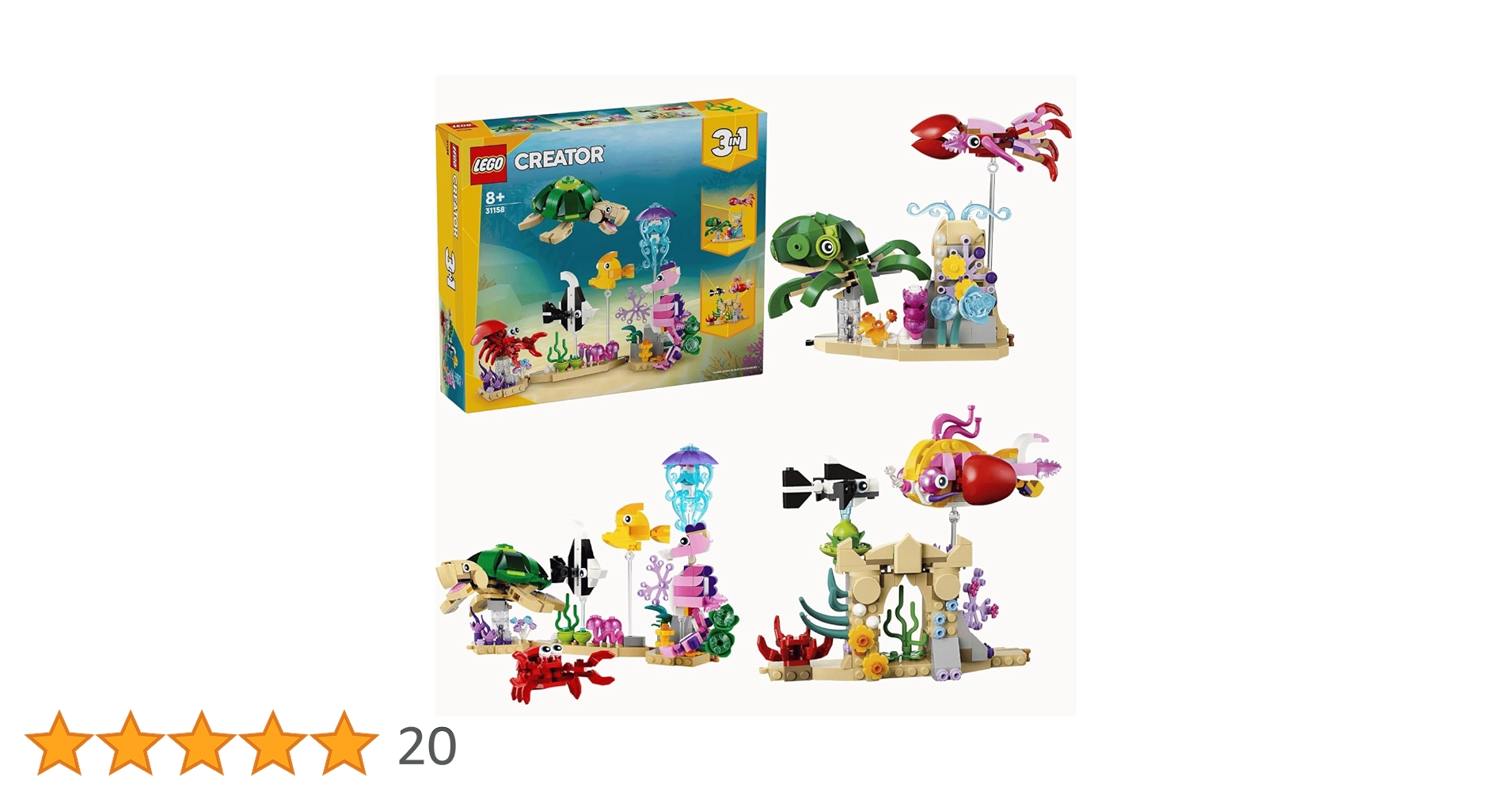 ③【直接取引】　こーう Amazon.co.jp: レゴ(LEGO) 海の動物 31158 421ピース : おもちゃ