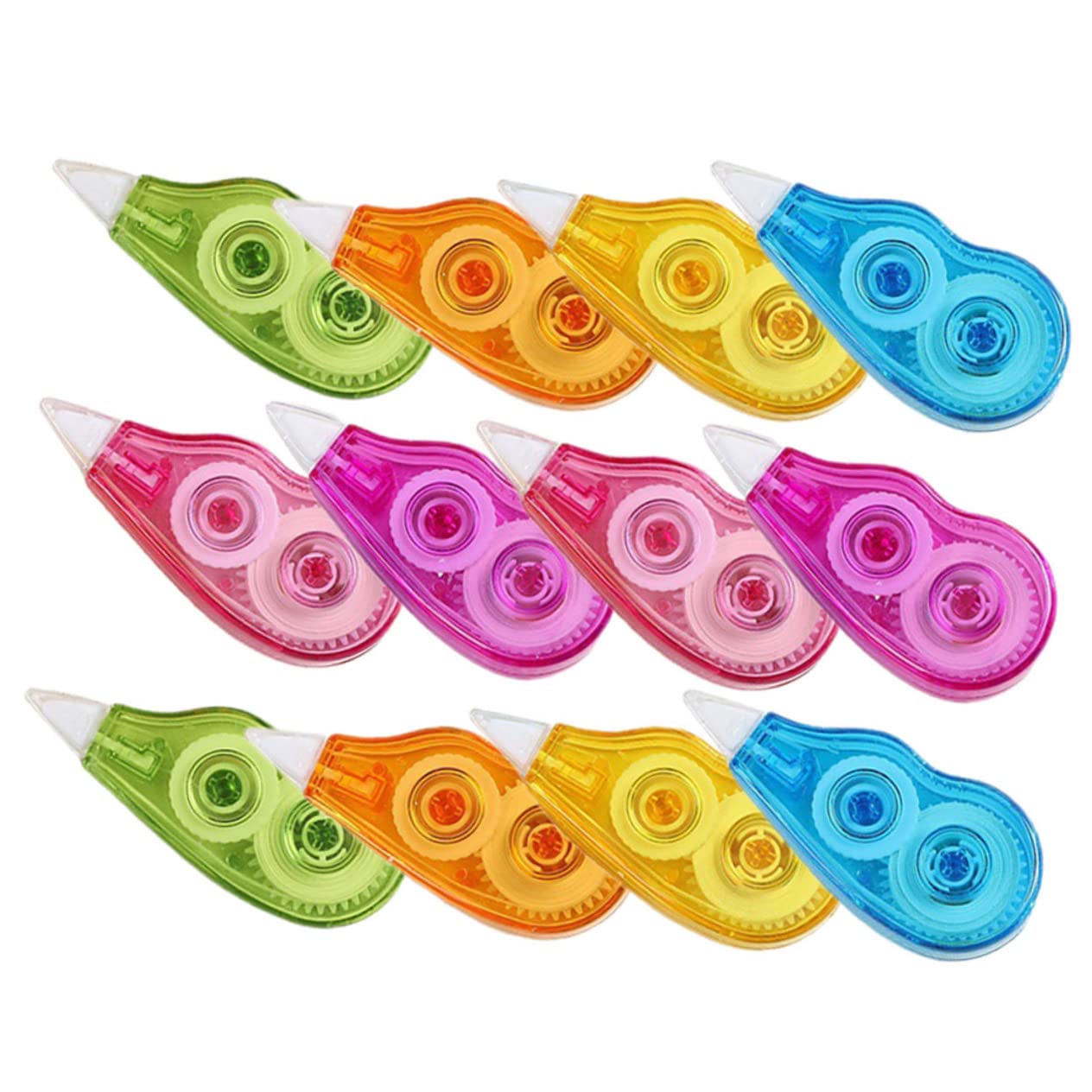 36 Stk Korrekturband -tape Studieren Gelstift-radiergummi -spender Schreibwaren Für Kinder Korrekturrolle Mini-klebeband Stift Nachfüllen Klebebänder Marke Pp