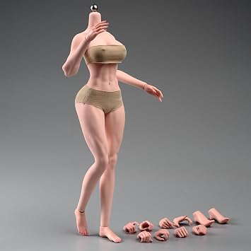 1/6 Scale Sensuality Fullness Female Action Figure Tan Skin Body Model