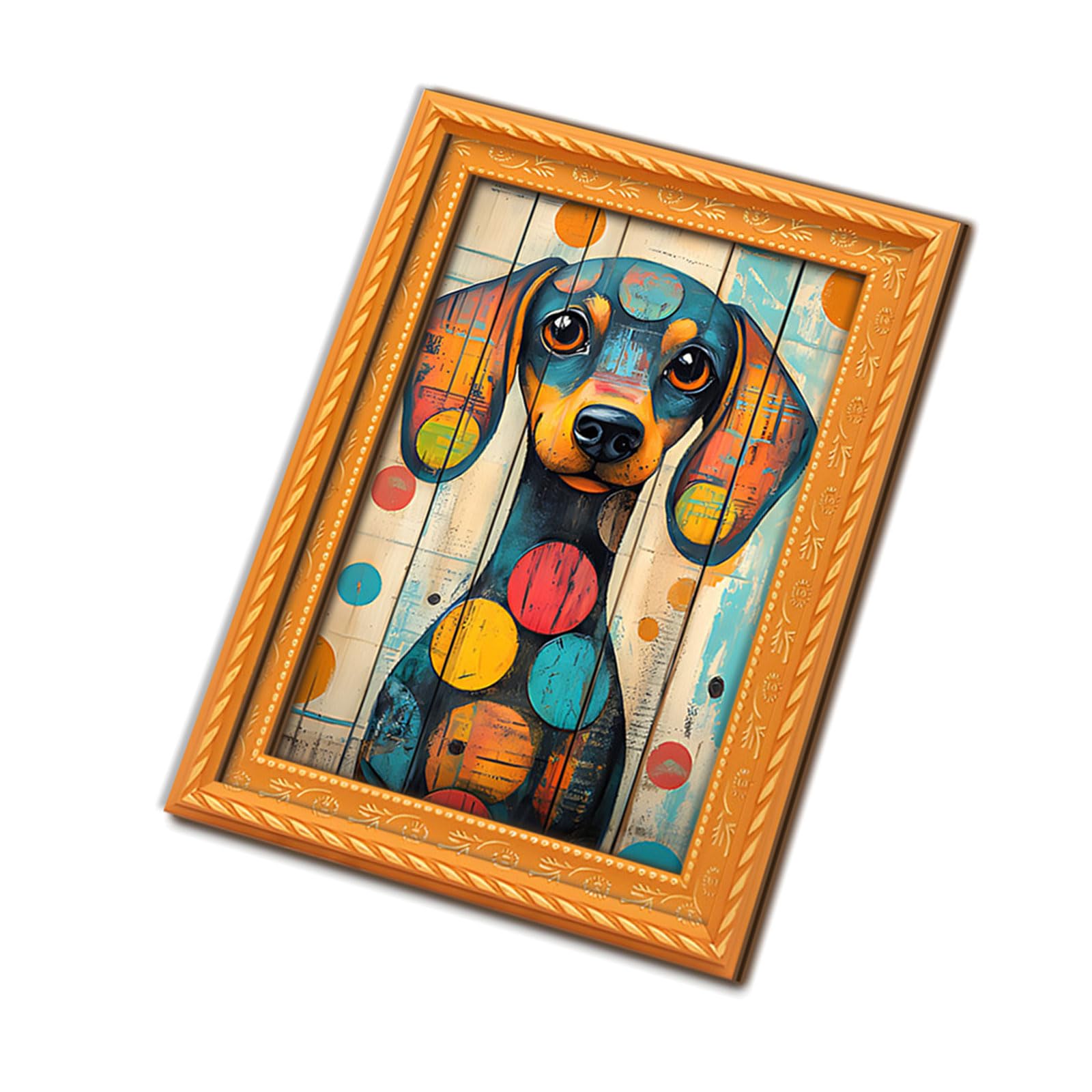 Yhplxyuus Dog Painting Pattern Soft Sticker Suitable for Mailbox, Refrigerator, Home and Offices Decoration Cats Picture Frame Refrigerator Magnets