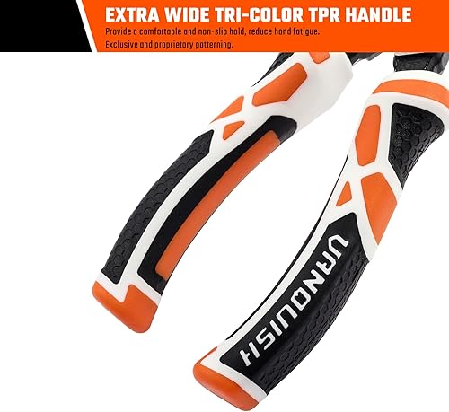 Miniatura 6 de Vanquish Cortadores de alambre de 7 pulgadas Alicates de alto apalancamiento para torcer y cortar alambres, tornillos de sujeción, pelacables 3233