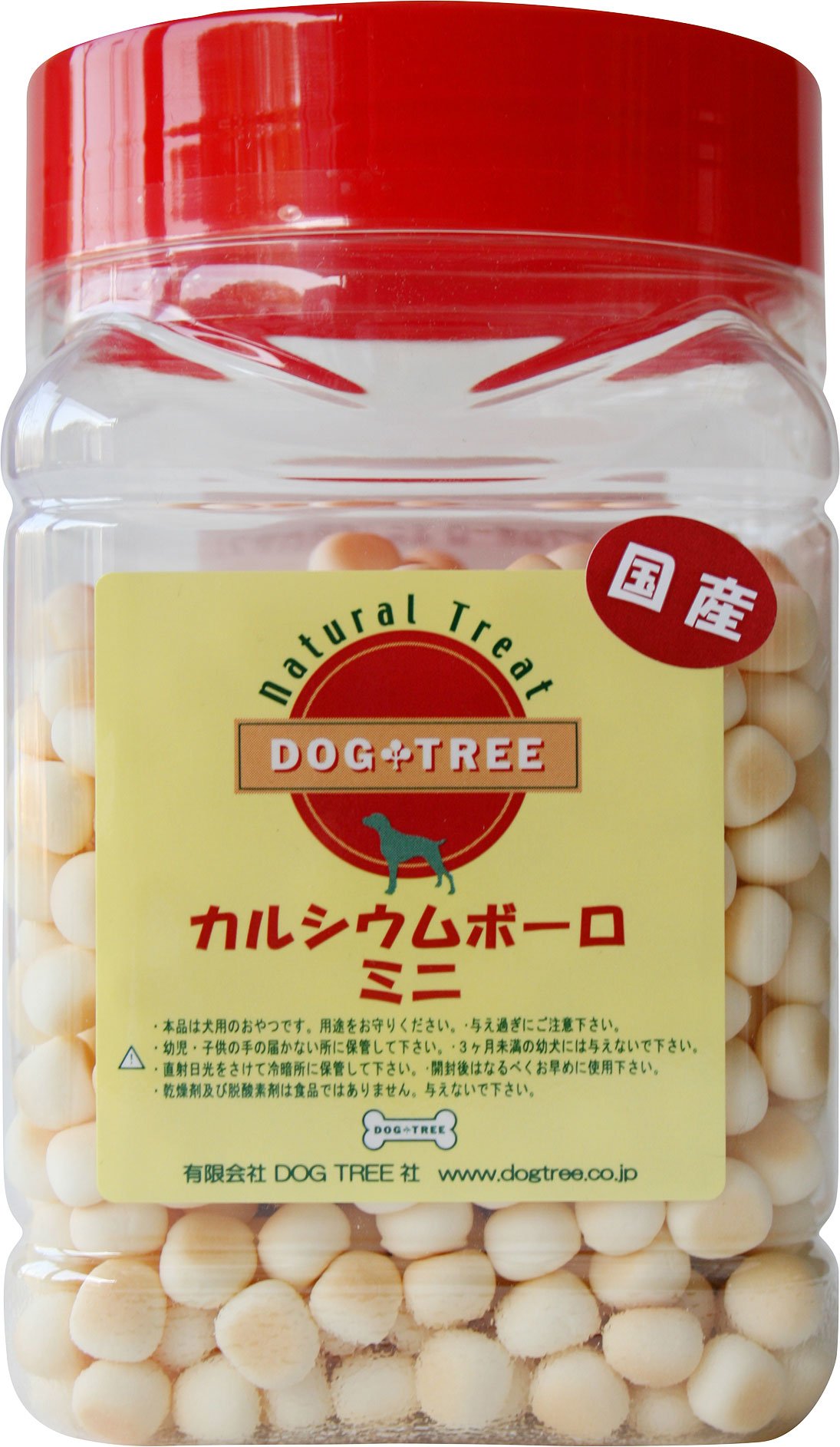 Amazon | 犬用おやつ カルシウムボーロ ミニ ボトル ドッグツリー