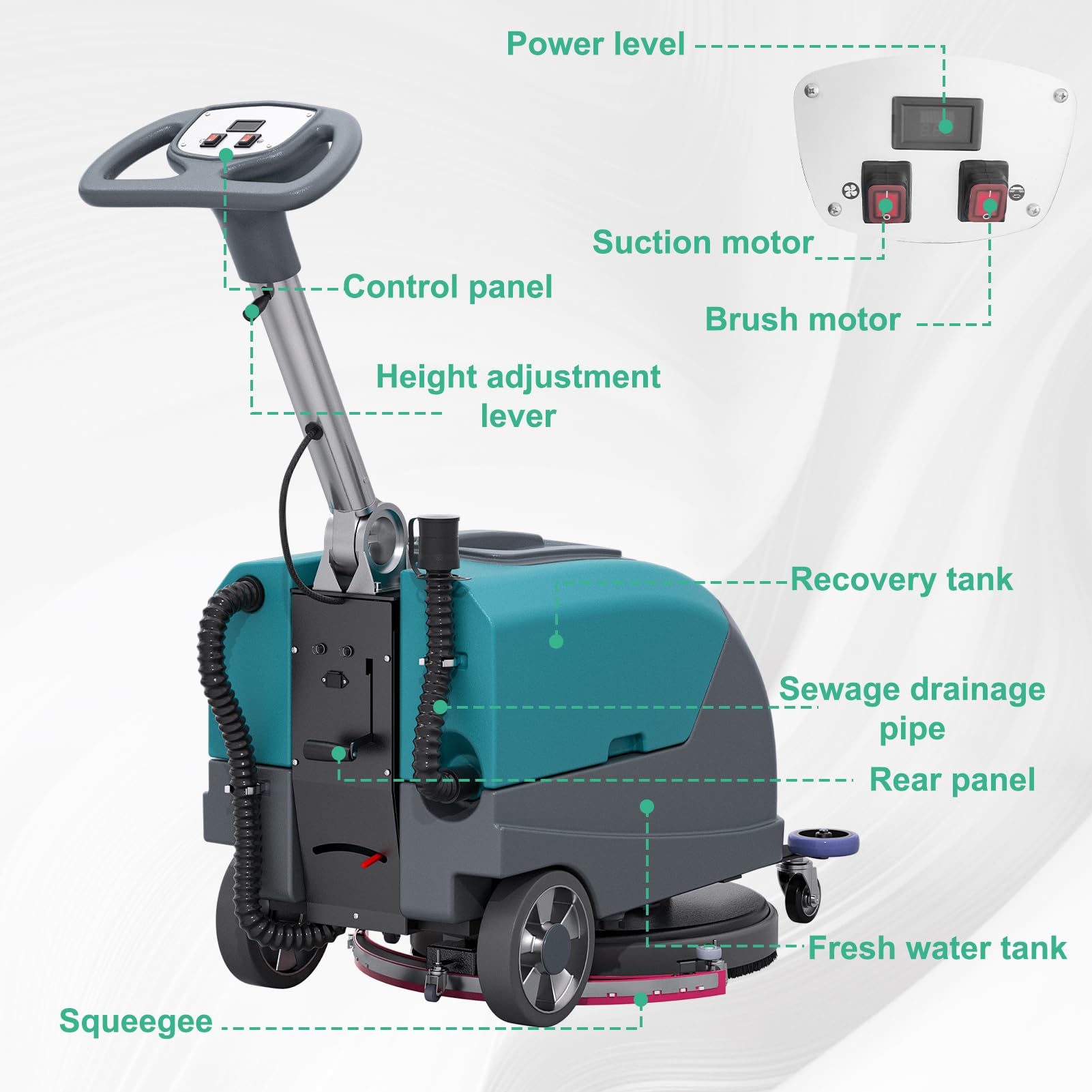 Portable Carpet & Upholstery Cleaner Machine,15 Kpa Strong Suction Couch Cleaner Machine for Pet Stain, Rug, Couch, Car, Furniture & Stair, Spot Cleaner with Versatile Tools & Self-Cleaning System product image 19