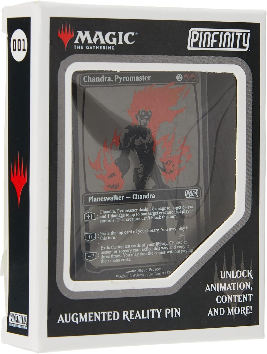 Pinfinity PFMTG001 Magic The Gathering-Chandra Pyromaster Augmented Reality Pin