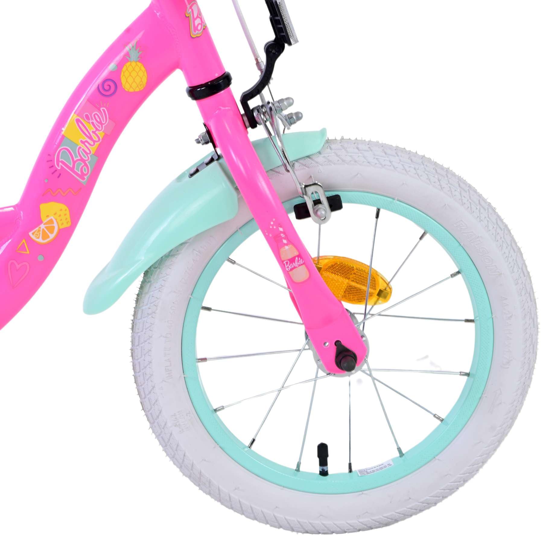 Hoppa! Barbie Kinderfiets - Meisjes - 14 inch - Roze (31454-SACB)