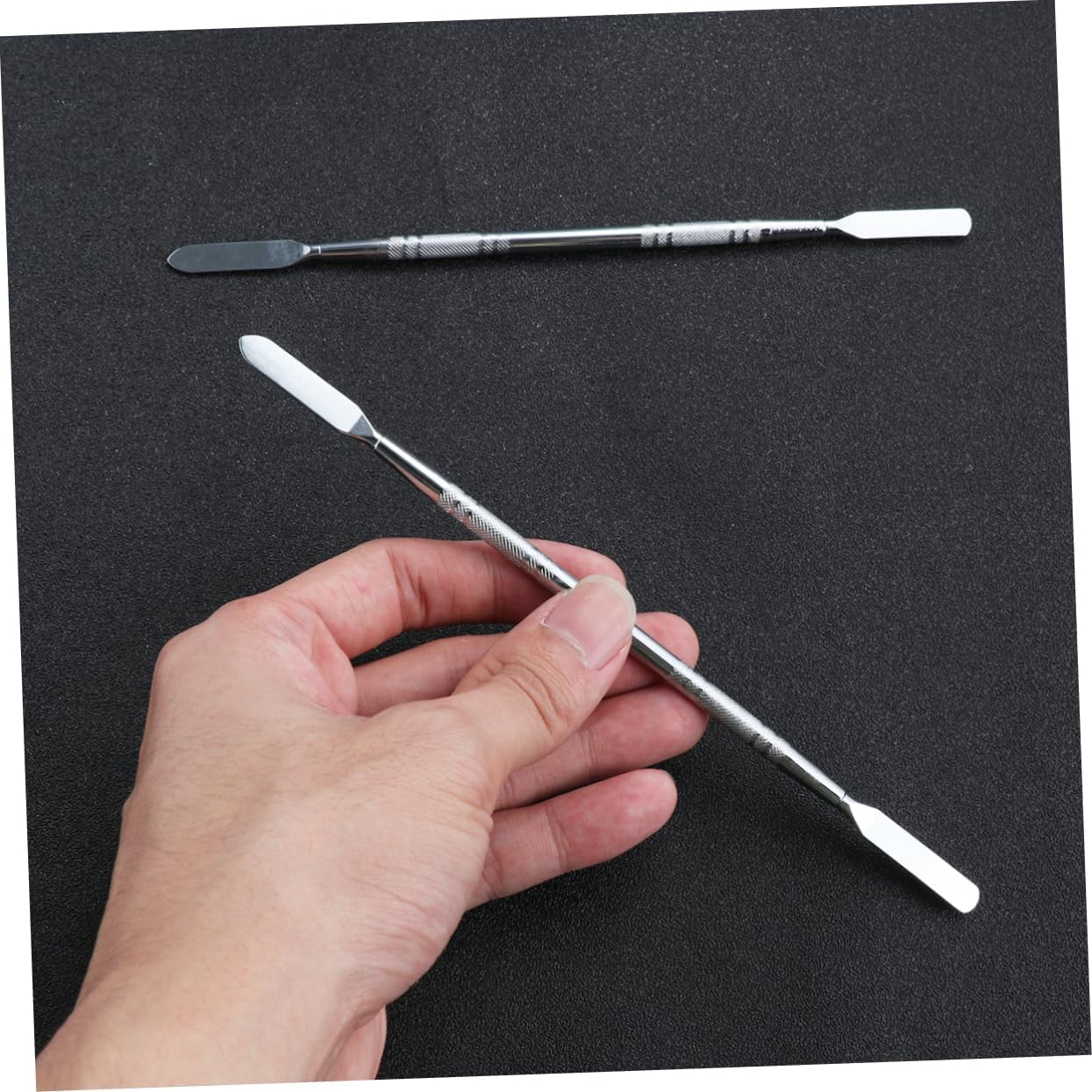 2pcs Stainless Steel Spudger Opening Tool Thin Double-ended Pry Sticks for Mobile Phone Tablet Laptop Repair Lightweight Design
