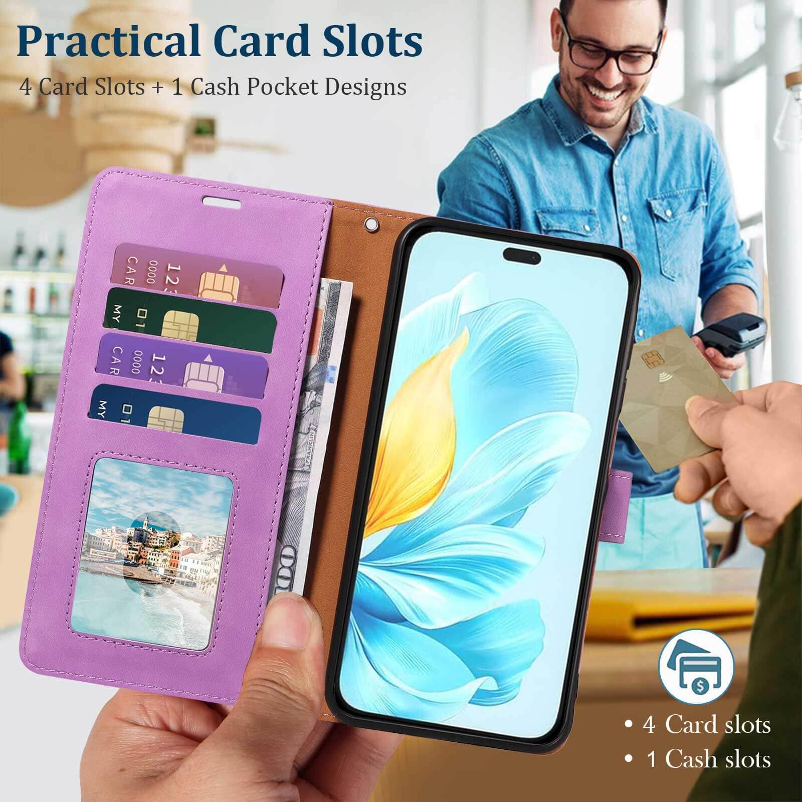 GOTOURED Wallet Phone Case for Honor 200 Lite 6.7 inch - Image 2