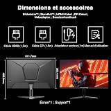 Minifire Écran PC Gamer 27 Pouces, 180Hz,WQHD 2560 X 1440, IPS, 120% sRGB - 9