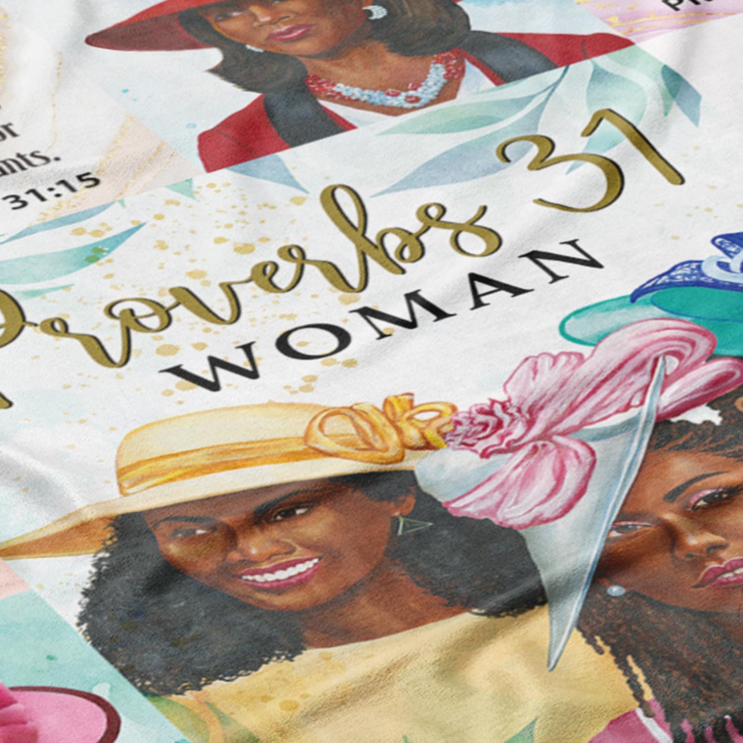 African American Expressions Warm Soft Throw Blankets, Sunday Morning Blanket, Mom Blankets Gifts for Mothers Day, Birthday, Christmas - BLK-05 image 3