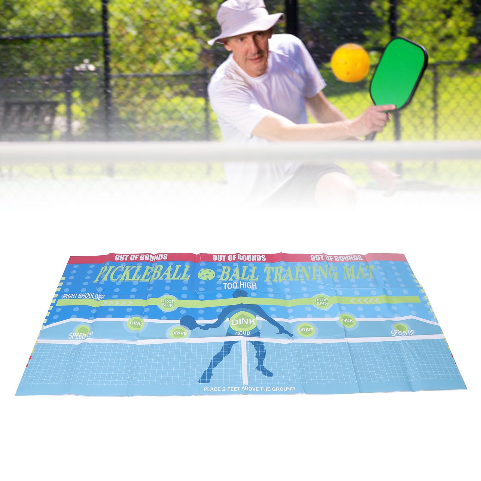 Tappetino da Rimbalzo da Muro per Allenamento con Zone Target