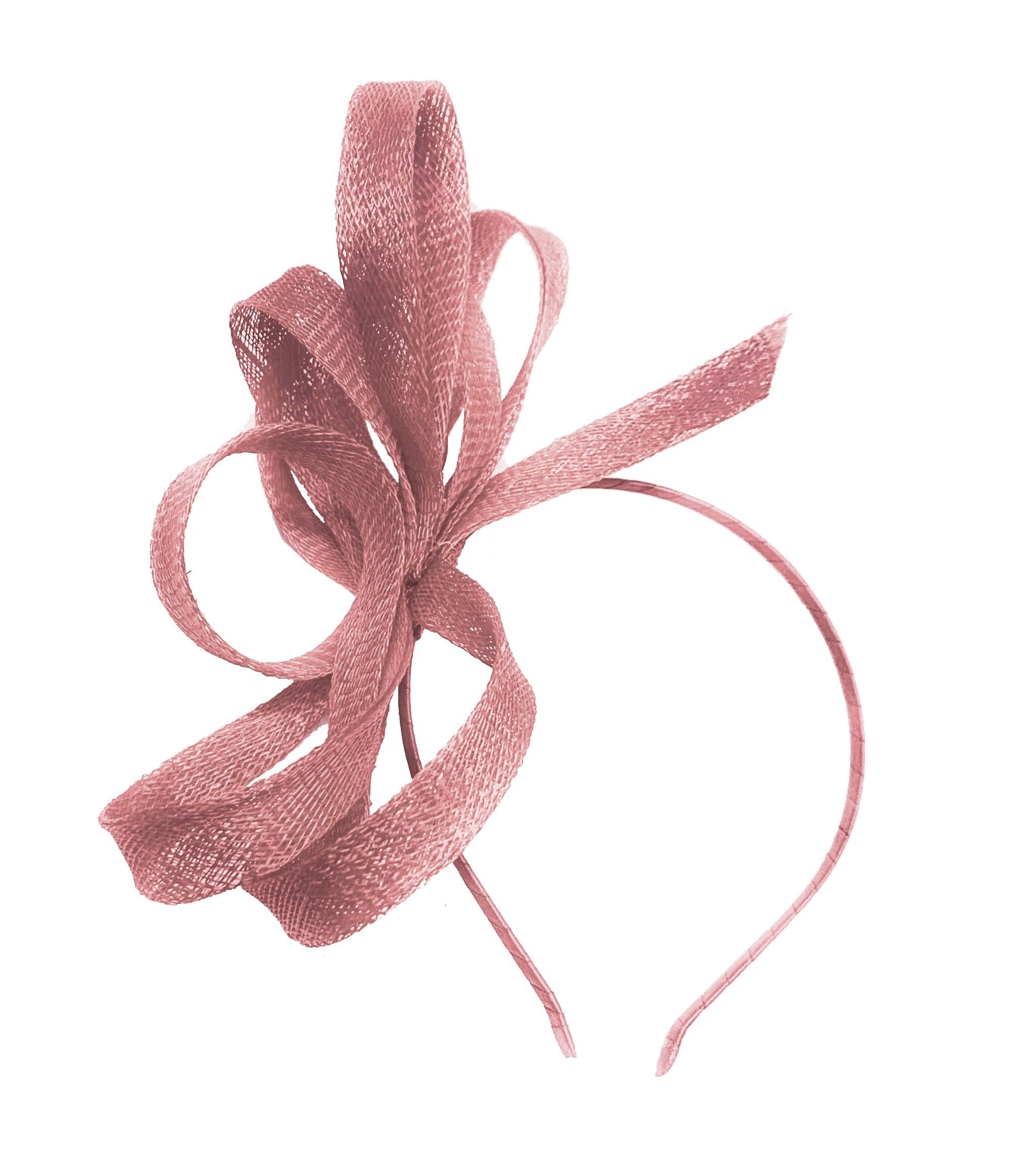 CapriliteVegan Sinamay Fascinator Headband Wedding Hoop Ladies Day Ascot Races