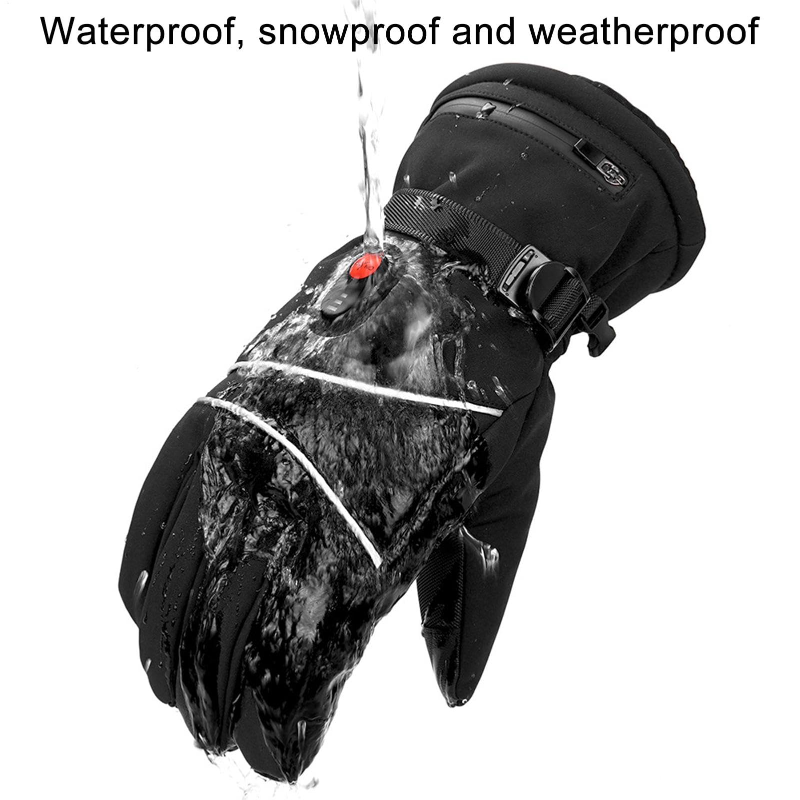 Guanti Riscaldati Outdoor Comfortevoli, Antivento, e Termici, per Clima | riscaldamento per campeggio, corsa, ciclismo ed escursionismo in condizioni climatiche fredde