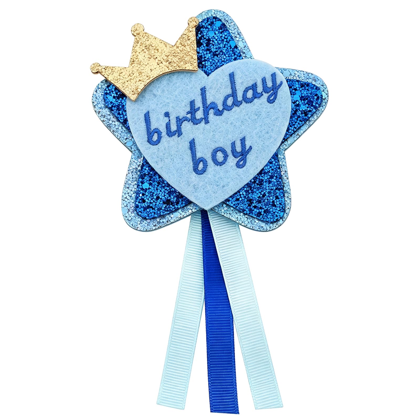 Birthday Boy Badge, Star Birthday Rosette Boys Birthday Party Decoration