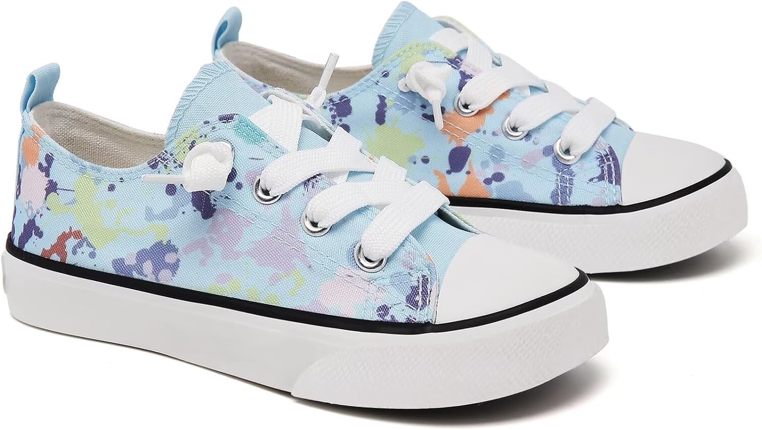 Toddler Little Kid Cushioned Canvas Shoes Slip On Sneakers Soft and Durable - Image 6