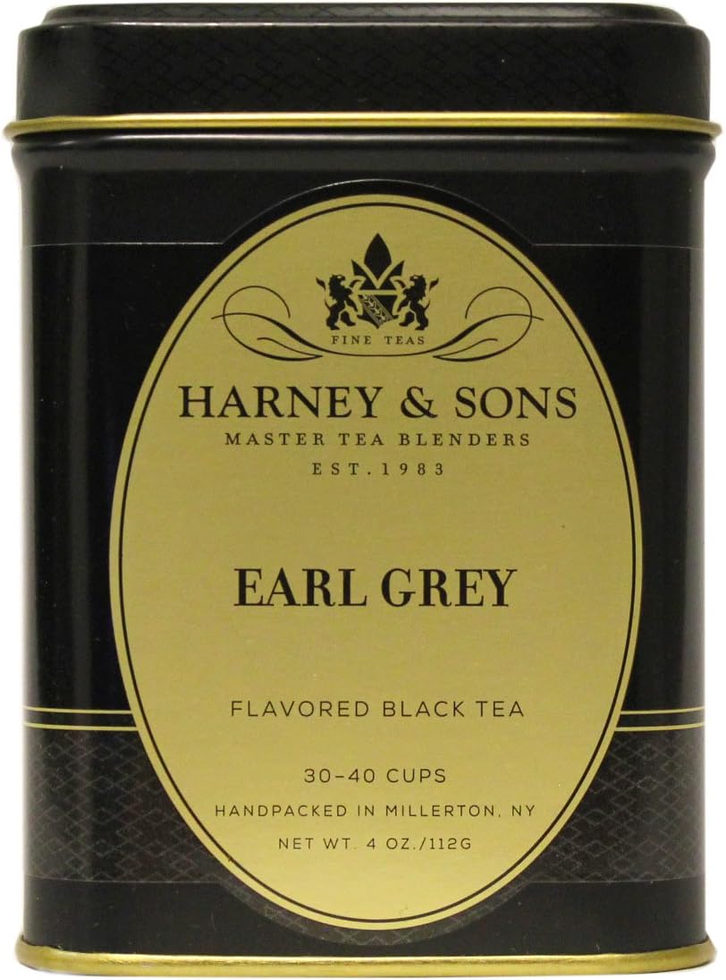 Black Loose Leaf Tea, Earl Grey, 4 Ounce