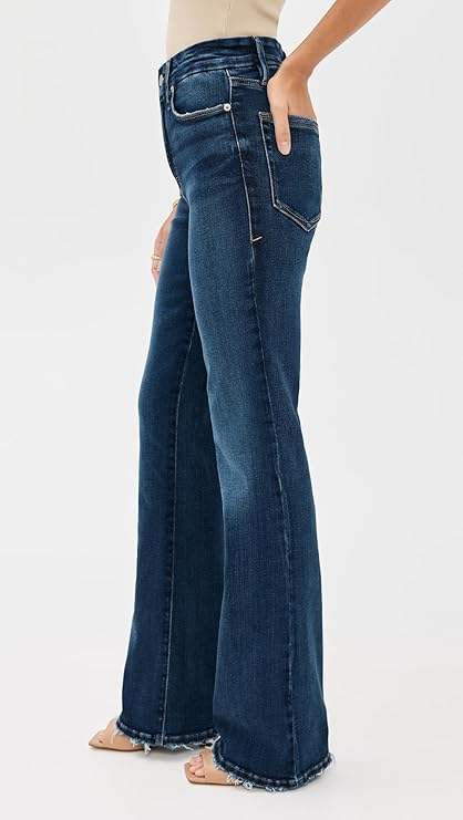 Classic Slim Bootcut Jeans by good american