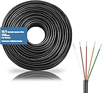 Vista 12 de Hoolerry Alambre sólido para sistema de rociadores, calibre 18, cable de riego con cubierta de PVC resistente a los rayos UV, para riego