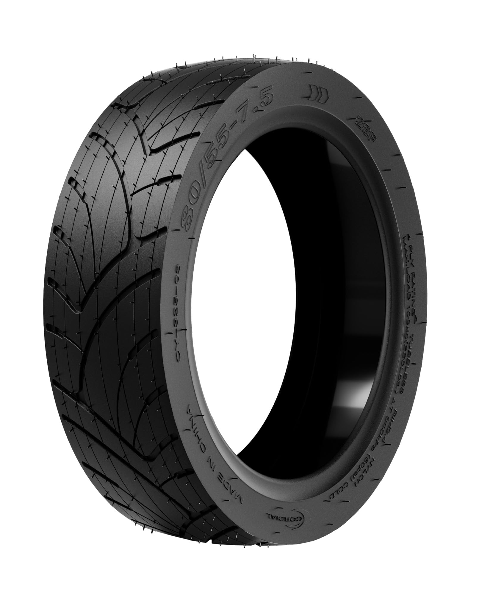 Pneumatico auto-sigillante da 11 pollici compatibile con Segway Ninebot GT3 & GT3 Pro KickScooter, pneumatici per scooter a vuoto in gomma ultra-larghi da 80/55-7.5 Pneumatico esterno antiscivolo da
