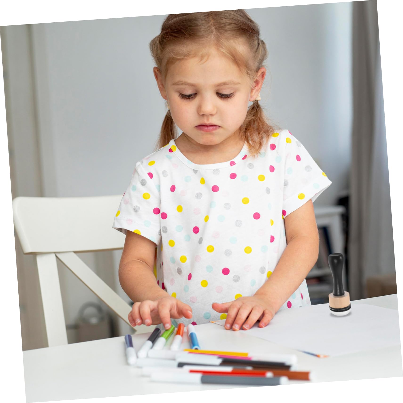 DOITOOL 5 Juegos Pinceles Esponja Pintura con Esponjas Manualidades Herramienta de Dibujo y Educación Infantil