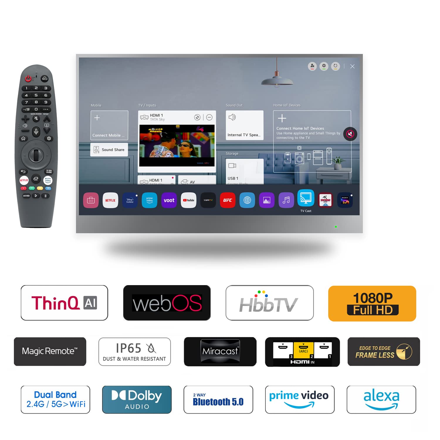 Amazon.com: Soulaca 27 inches Smart Mirror Waterproof TV for Amazon.com: Soulaca 27 inches Smart Mirror Waterproof TV for