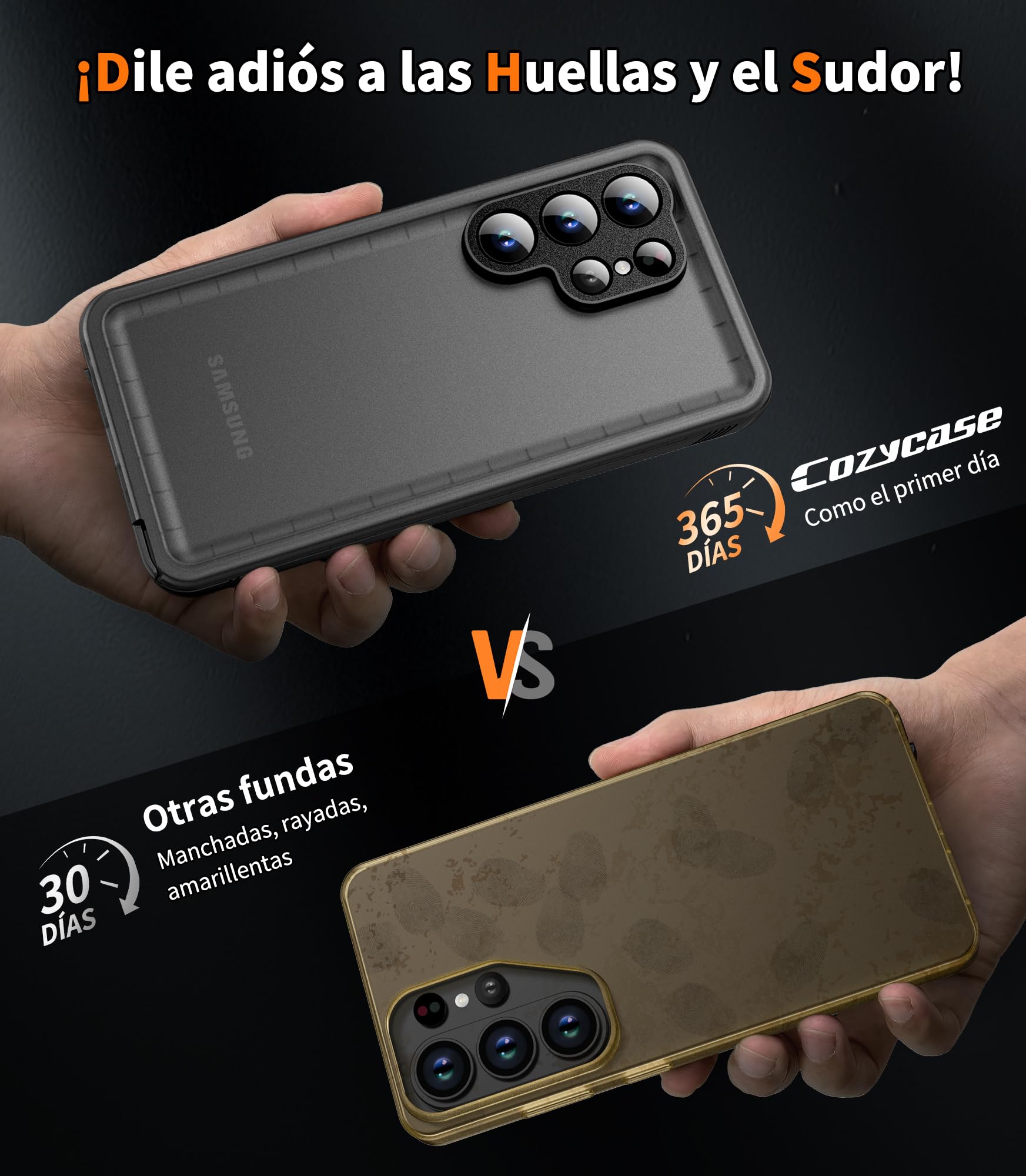 Cozycase Top Funda 360 para Samsung Galaxy S26 Ultra Militar IP68 Impermeable Antigolpes Resistente Carcasa S 26 Antipolvo Acuatica Sumergible Doble Waterproof Case Agua Protectora Anti Golpes Polvo