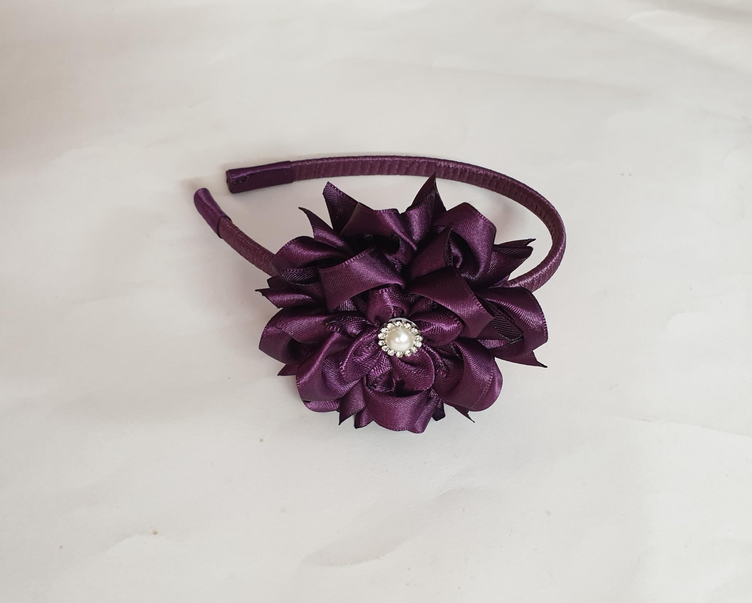 Belleza Crafting with Creativity Handmade Dark Purple/Jamun Colour Big Flower Hairband for Girls/Women (Pack of 1) (B0CV3F25XQ) Amazon Price History, Amazon Price Tracker