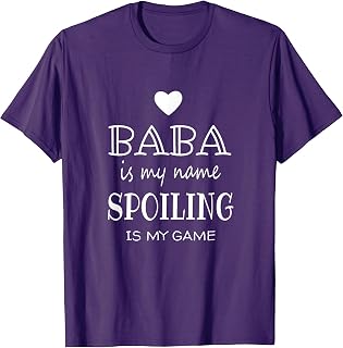 Baba Is My Name Funny Baba graphic Gifts for Baba Grandma T-Shirt