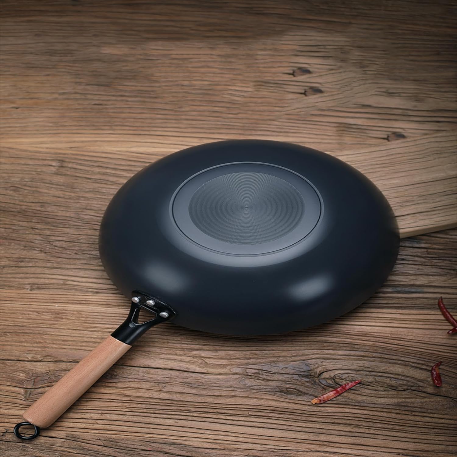 Wok pan Wrought Iron Thickened Non-Stick pan