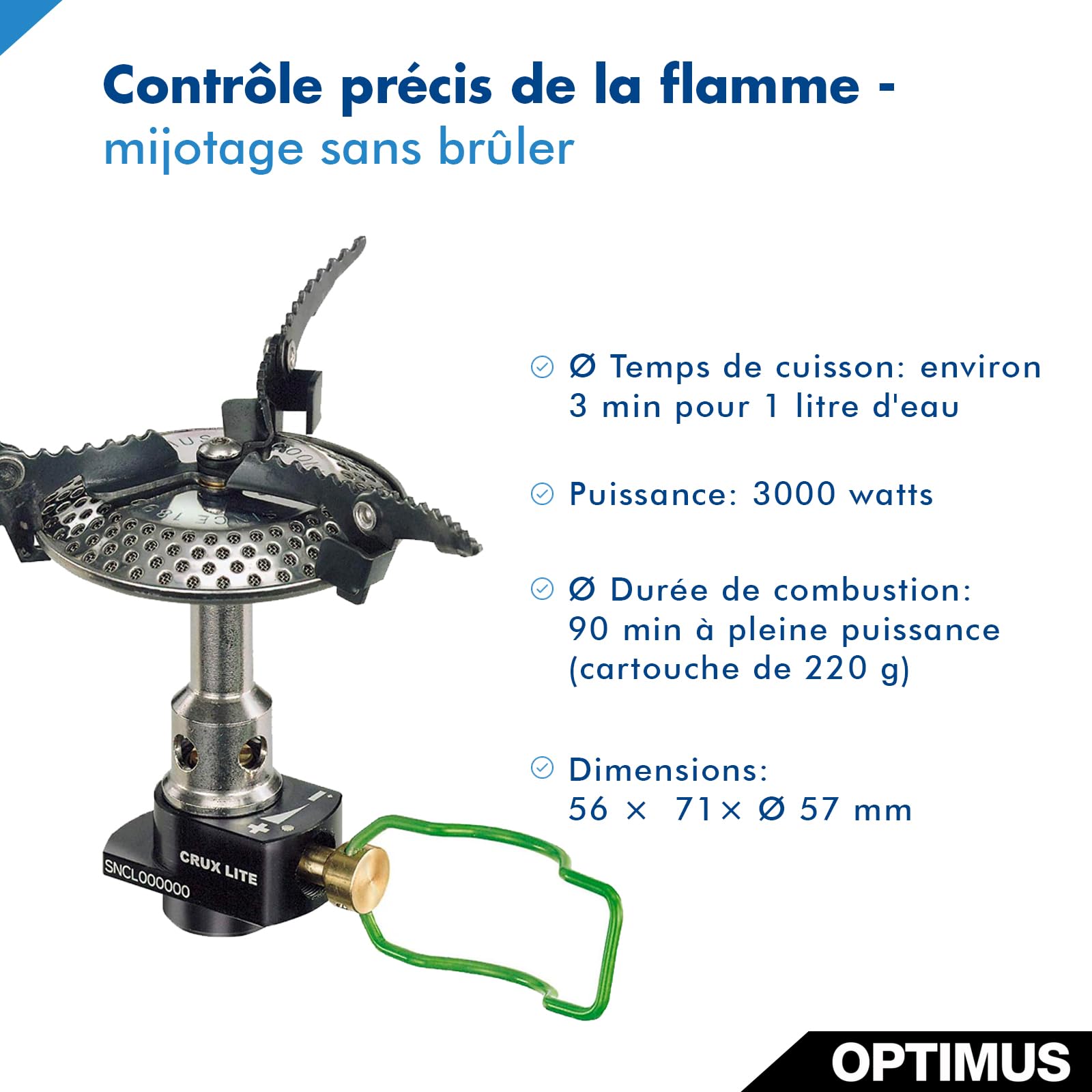 Optimus Crux Lite Réchaud