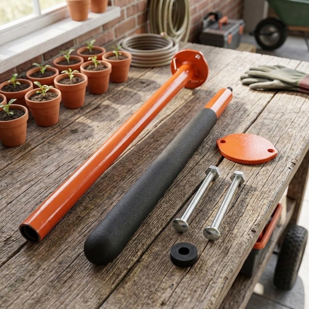 Kit ergonómico de mango de asistencia de montaje para cortacéspedes Bad Boy 088-3502-98 088-3500-00, excluyendo la barra de agarre de metal de la serie R para una construcción suave de