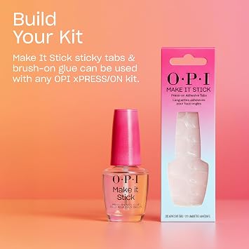 OPI Make It Stick | Nail Adhesive Glue | Up to 14 Days of Wear