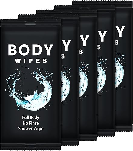 Miniatura 8 de Treela 300 toallitas de cuerpo grande a granel envueltas individualmente, toallitas de baño grandes para adultos, sin enjuague, desodorante a granel