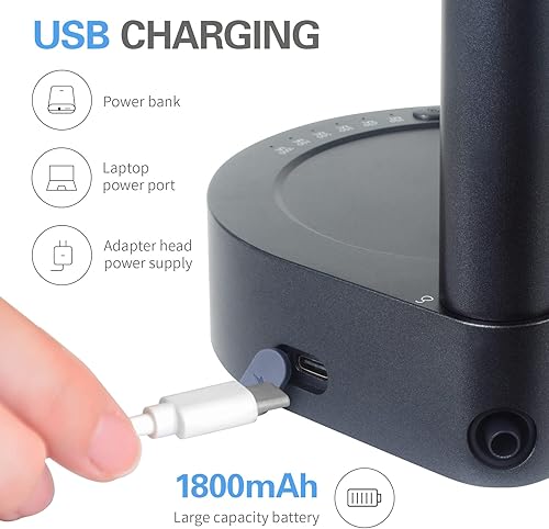 Miniatura 5 de Keweis - Dispensador de botellas de agua eléctrica portátil para botellas de 5 galones y universales carga USB dispensador automático de agua
