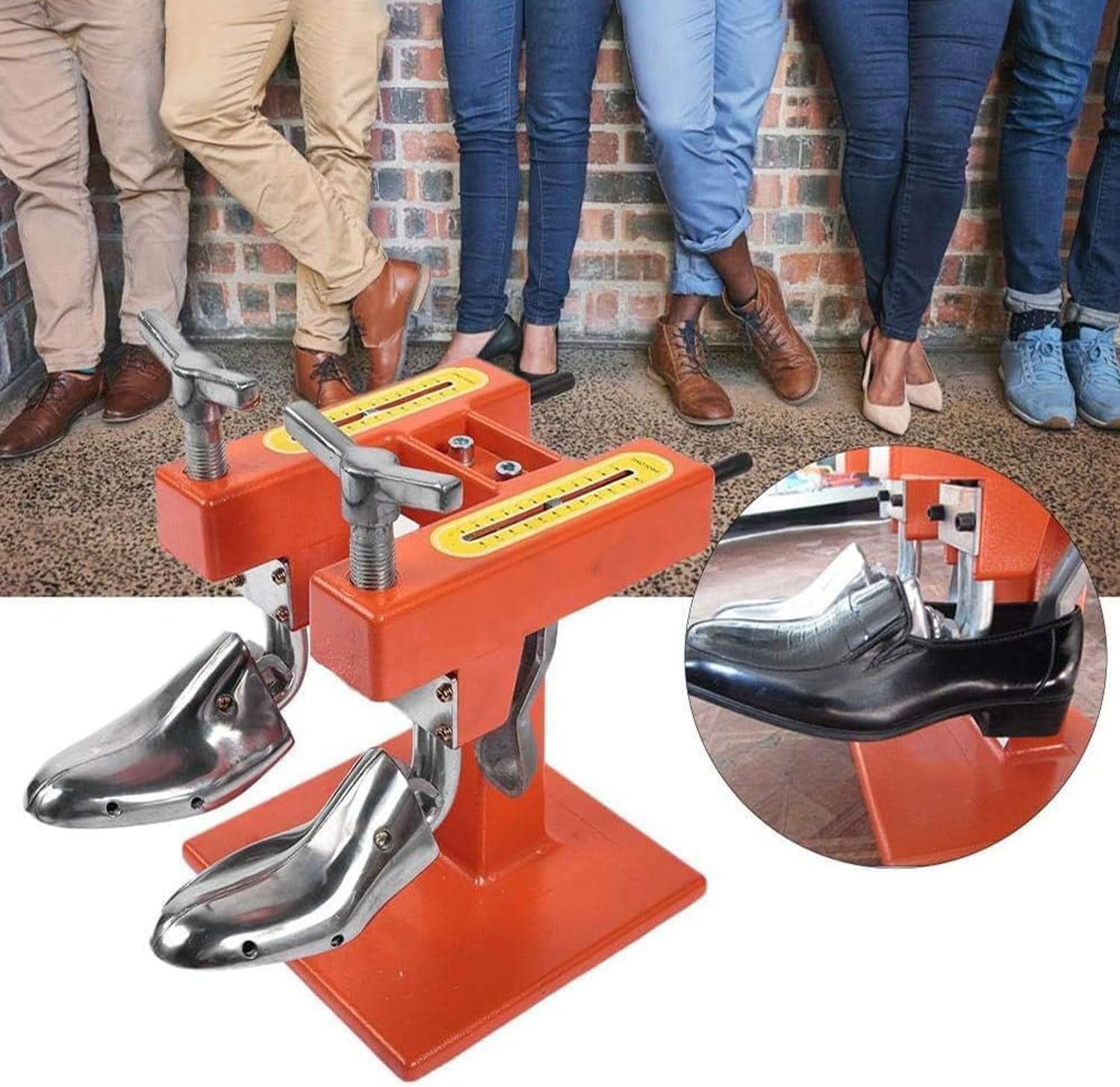 Electric Shoe Stretcher Machine with Temperature Control System, Aluminum Repair Shoe and Boot Tree, Double Head Adjustable Shoe Expander