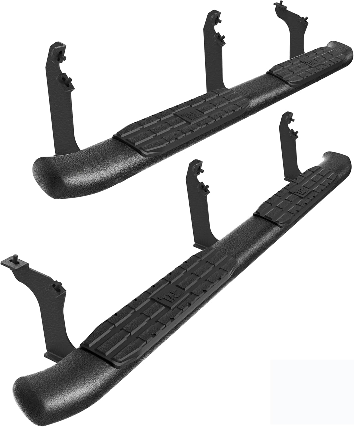 TAC 4.25" Running Boards Compatible with 2019-2023 Ford Ranger SuperCrew Truck Pickup Heavy Texture Black Side Steps Nerf Bars 2pcs