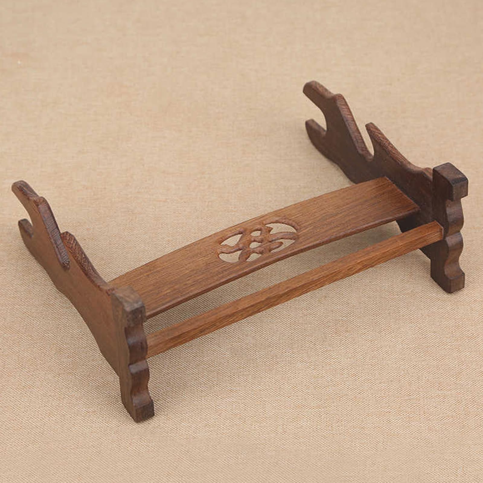 Soporte de Espada de wengué Natural,Estante de Madera para decoración del hogar,Soporte de exhibición de Espada para Espada samurái,bokken,Sable de luz,Flauta,Katana