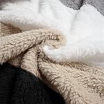 Veste en peluche pour dames Teddy Fleece Casual Checkered Hiver Coat Lapel manches longues Solid Color Outwear with Pockets
