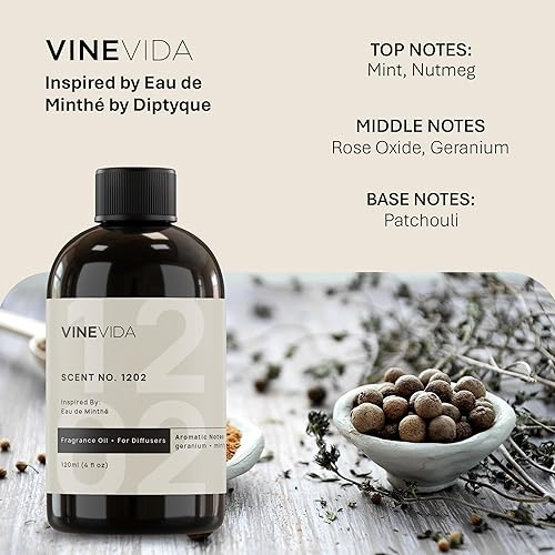 Miniatura 843 de VINEVIDA Aceite de fragancia de cuero genuino para difusores de aire frío, aceites esenciales para recarga de aceite difusor y ambientador