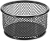 Lorell Mesh Paper Clip Holder, 2.1 x 3.8, Black